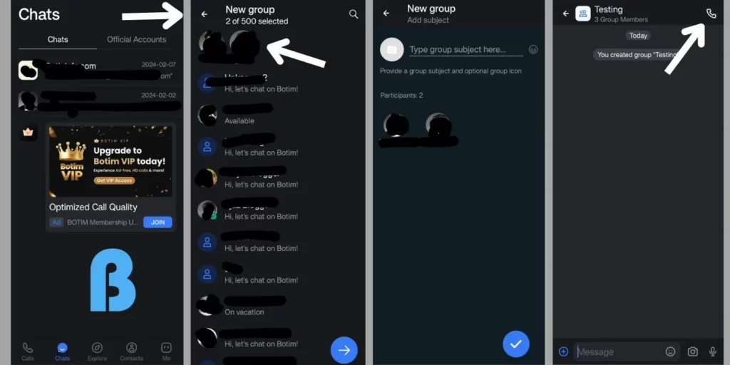How to Make Group Video Call in Botim