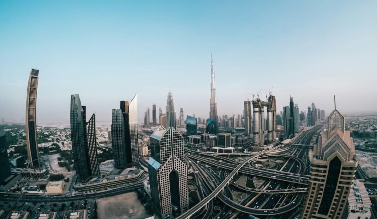 Illustrative UAE skyline for guide to checking Emirates ID application status